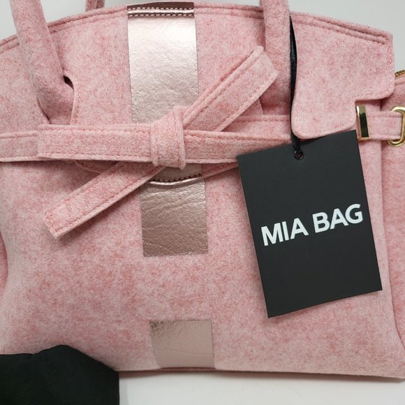 Mia Wool Satchel Shoulder Bag - Picture 8 of 11